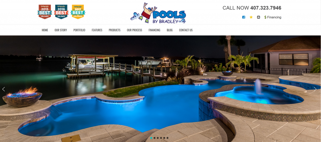 Pools by Bradley New Web site is Now Live