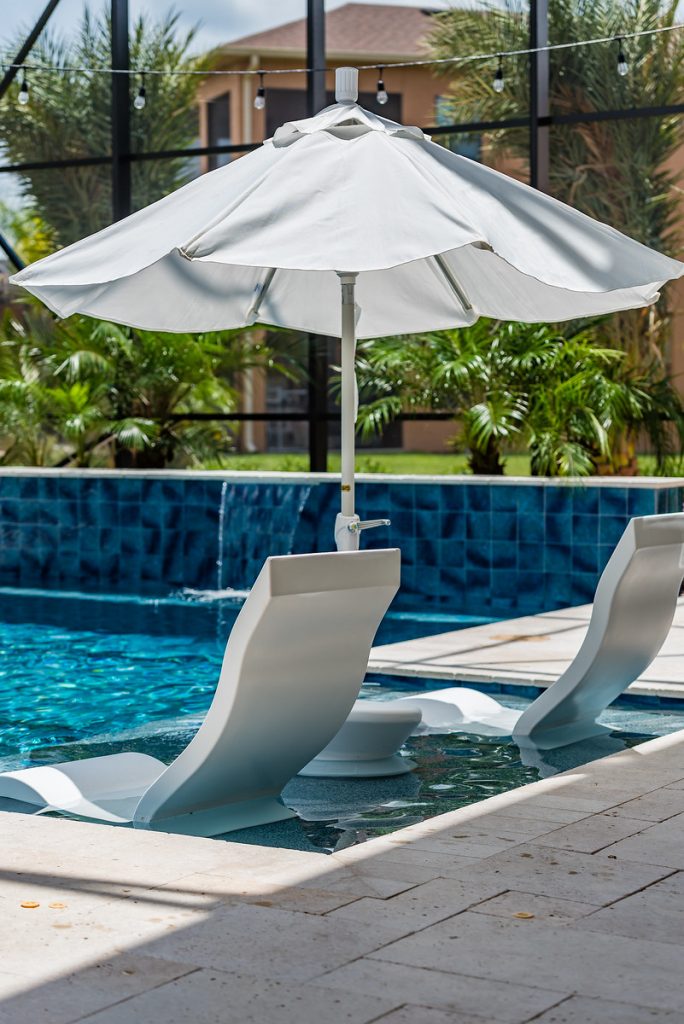 InPool Furniture Options for Your Central Florida Pool